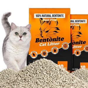 Wholesale Factory Supply 10L 25L Strong Clumping Low Dust Odor Control Lock Strong Deodorization Crushed Bentonite <b>Cat</b> Litter - Product Image 1