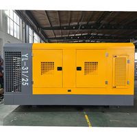 Personnalisation d'usine YOULI-31/25 25 bar 1100cfm compresseur d'air à vis diesel compresseur d'air fixe pour l'exploitation minière