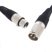 Câble DMX XLR 3 broches de haute qualité, mâle-femelle, pour audio-vidéo et communication réseau
