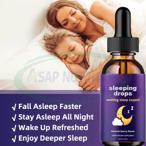 Ausreson Kräuter-Schlafmelatonin-Tropfen Extrakt aus Griffonia-Samen 60ml Kinder-Schlafmittel Reines 5-HTP Melatonin-Flüssigkeit - Product Image 5