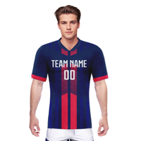 Maillot de football personnalisé pour hommes, ensemble de survêtement de football pour hommes, maillot de football léger Dri-FIT respirant pour les entraînements et les matchs d'équipe