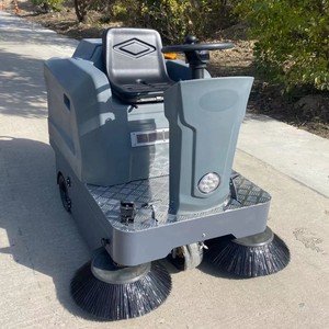 Street Road Dust <b>Cleaning</b> Equipment Rechargeable Driving <b>Floor</b> Machine Mini Small Street - Product Image 4