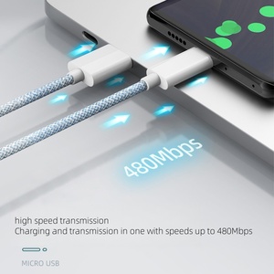 Offres Spéciales Ins Macaron Couleur Nylon PD 60w Charge Tressé 1.5M 1M <span class=keywords><strong>2M</strong></span> Type C à Type C Câble de Charge pour <span class=keywords><strong>Samsung</strong></span> Xiaomi iPhone - Product Image 6