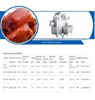 Ligne de production industrielle automatique sous vide pour la marinade de viande de poulet, marinadeur sous vide pour la transformation du kebab doner