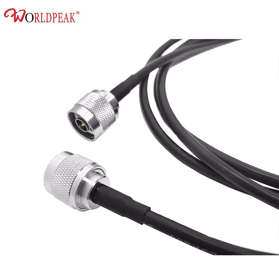 RF LMR200 Pigtail Cable N Male to N Male for Signal Booster Repeater Router Antenna Type N Plug to Plug Extension Cable