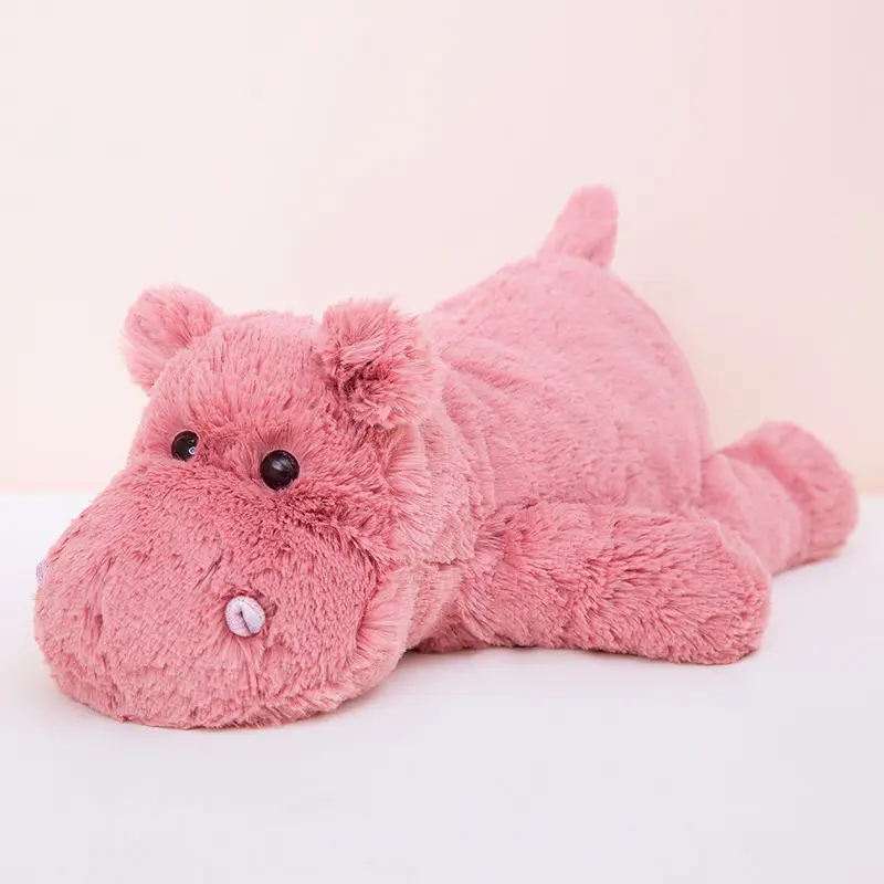 Baby Kid Elephant Plush Lumbar Pillow Lion Hippo Plush Toy Sleeping Stuffed Animal