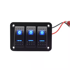 Panneau d'interrupteurs à bascule à double LED pour <span class=keywords><strong>bateau</strong></span> marin 2-6 Gang On-Off Fonction étanche pour camion <span class=keywords><strong>bateau</strong></span> voiture-Briquet Socket Disjoncteur - Product Image 3