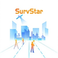 Logiciel de relevé Android App RTK Survstar OEM personnalisé pour le code d'enregistrement permanent South GNSS