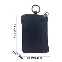 Tas Selempang Kanvas Fashion Grosir, Dompet Kecil, Kantong Perjalanan, Penutup Ritsleting, Unisex, Tempat Kartu, Dompet Koin, Logo Custom