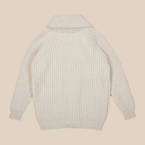 סוודר סרוג גברים סרוגים סוודר צמר עבור גברים עם כפתור סגירה צווארון lambswool צווארון סוודר - Product Image 2