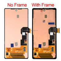 Écran tactile OLED Pixel 6a pour téléphone portable, assemblage complet du panneau d'affichage, remplacement de l'écran 6,1 pouces avec cadre, garantie Google 1 an