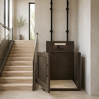 Ascenseur de cabine fermée sur plateforme, ascenseur domestique personnalisé pour habitation privée, installation intérieure ou extérieure