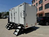Remorque de toilettes de luxe avec lavabo pour moto