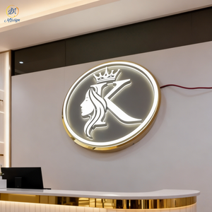 Letrero LED Personalizado con Logotipo de Empresa, Letrero Comercial para Exteriores, Letrero LED 3D Retroiluminado para Interiores, Decoración con Nombre de Tienda, Letrero LED para Automóvil - Product Image 2