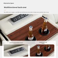 Meistverkauftes Modernes PU-Leder Elektrisches Relaxsofa-Set mit Holzrahmen Dreisitzer Funktionsmöbel Direktverkauf ab Werk