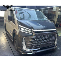 Pare-chocs et kit carrosserie de haute qualité pour Toyota Hiace Commuter Deluxe GranAce, mise à niveau vers le kit carrosserie de style LM350 Kaiser Crown