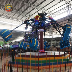 Manège de parc d'attractions : Chaise volante, manège à jets d'air en spirale, certifié CE, capacité 16 personnes, couverture 8x8m - Product Image 4
