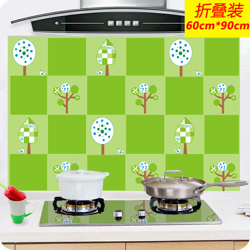 Foldable light green bird and tree design (60cm*90cm)