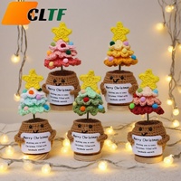 Pot Bunga Natal Rajutan Dekorasi Meja Natal Hiasan Pohon Natal Rajutan Hadiah Natal Rajutan 2026