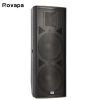 Haut-parleur PA professionnel 2 voies 15 pouces 600W 4 Ohm 98dB 127dB SPL passif pour système sonore DJ, église, club
