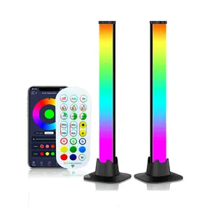 2022 new style RGB magic color smart ambient lighting 2 pack usb 5v APP music remote control tv car atmosphere light hot selling