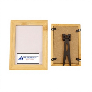 Wooden Photo <b>Frame</b> Rectangle Vertical Minimalist Durable Wall Mountable Made in VietNam - Product Image 1