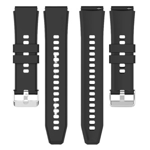 Metallo Pin fibbia morbido Gel TPU gomma sostituire cinturino Smartwatch cinturino per <span class=keywords><strong>Huawei</strong></span> <span class=keywords><strong>Watch</strong></span> <span class=keywords><strong>Gt3</strong></span> <span class=keywords><strong>Pro</strong></span> 20MM 22MM cinturino per orologio - Product Image 4