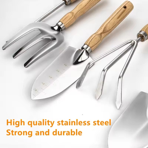 Outils de jardinage <span class=keywords><strong>en</strong></span> acier inoxydable de style <span class=keywords><strong>japonais</strong></span>, outils de plantation de qualité DIY <span class=keywords><strong>pour</strong></span> le jardinage <span class=keywords><strong>en</strong></span> plein air, 5 pièces - Product Image 3