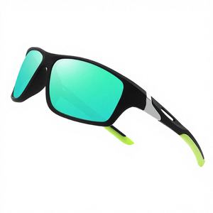 Lunettes de soleil sport polarisées à monture intégrale en silicone unisexe, protection UV400 enveloppante pour le cyclisme, la pêche et la conduite - Product Image 4