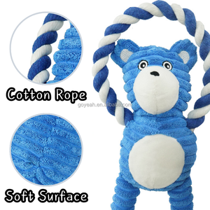 Juguetes de Peluche para Perros con Diseño de Animales, Juguete Interactivo de Cuerda para Jugar al Tira y Afloja - Product Image 4