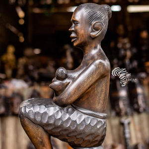 REN ART AFRIKAN Sarl: Exhibidores de madera tallada a mano para festivales y tiendas temporales, ideales para profesionales de eventos - Product Image 1