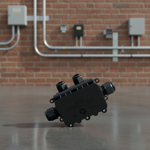 Caja de conexiones impermeable IP68 para exteriores, 2 entradas y 2 salidas, con bloque de terminales para electrónica de iluminación - Product Image 5