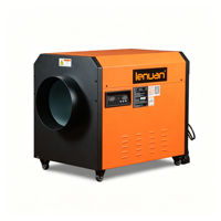 Chauffage par ventilateur au propane LN120LPTE-F 120 kW, chauffage d'appoint à air forcé GPL pour serres, fermes, élevages avicoles, magasins d'alimentation