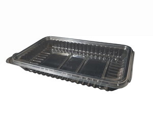 Venta al por mayor de cajas de plástico transparentes de grado alimenticio termoformadas baratas caja transparente para llevar caja de plástico para ensaladas y verduras - Product Image 3