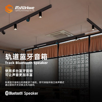 Projecteurs sur rail magnétique LED COB modernes en aluminium, intelligents et à intensité variable, pour rail linéaire ultra-fin de 10 m, sans obstacle, 2-4