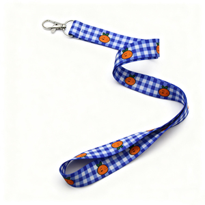 Promotional Design <b>Custom</b> <b>Keychain</b> Metal Hook Polyester Elastic Sublimation Lanyards ID Card Holder Lanyard - Product Image 2