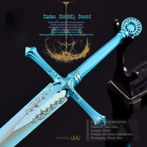 30CM Elden Ring Casian <span class=keywords><strong>Knight</strong></span>'s Greatswordフルメタル亜鉛合金レプリカメイジ専用コレクタブルコスプレプロップデスクデコレーション - Product Image 1