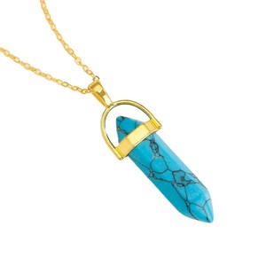 Nouveau design Collier pendentif en <span class=keywords><strong>pierre</strong></span> de cristal de balle personnalisé - Product Image 6