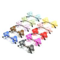 Lunettes de soleil champignon mignonnes et tendance 2025 pour femme, lunettes de soleil sans monture géométriques, style steampunk vintage, lunettes intelligentes, cadeau de fête d'Halloween