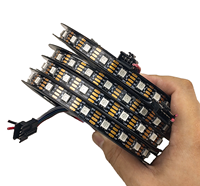 Bande lumineuse LED 2835, bandes LED RGB, rétroéclairage TV, 12V RGB WS2812B, lumières intelligentes pour intérieur de voiture 2835