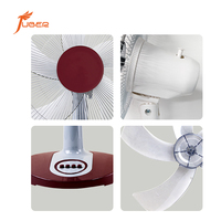 Ventilateur de table avec 3 vitesses, oscillation large, fonctionnement silencieux, inclinaison réglable à 90 degrés, moteur en cuivre, ventilateur de table de 16 pouces