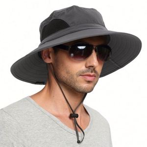 Wholesale Summer 2024 Waterproof Bucket <b>Hat</b> Beach <b>Hat</b> <b>Sun</b> Protective Fishing Boonie <b>Hat</b> for <b>Men</b> - Product Image 1