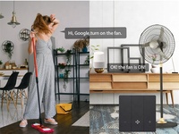Interrupteurs de ventilateur Wifi à bouton poussoir 3 gang, automatisation de la maison intelligente UEMON