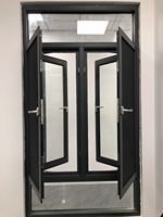 Fenêtre à battant en aluminium avec verre Low-E insonorisant et isolant thermiquement, idéale pour les devoirs des enfants et le confort du sommeil