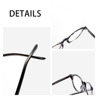 Monture optique tendance en acétate, lunettes de vue rétro, protection anti-lumière bleue et UV, ajustement confortable pour toutes les formes de visage
