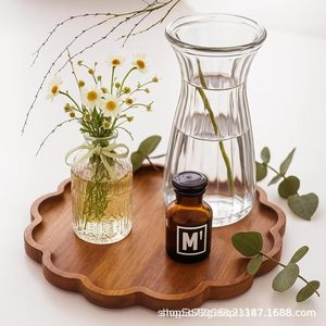 Autonomy Wooden Irregular Tray For Vase Display Decorative <b>Home</b> Use - Product Image 1