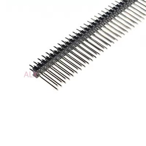 2X40 PIN Doble fila MACHO <span class=keywords><strong>2</strong></span>,54 MM PITCH 17MM LONG PIN Header conector Strip 2X40PIN <span class=keywords><strong>2</strong></span>*40 40 p 40PIN PARA PLACA PCB <span class=keywords><strong>ARDUINO</strong></span> - Product Image 2