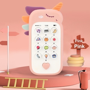 Téléphone musical pour bébé, <span class=keywords><strong>jouet</strong></span> éducatif précoce en plastique, avec écran, étanche, portée <1,5 km, pour 0-3 mois - Product Image 6