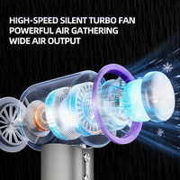 Nouveau ventilateur portable USB rechargeable pour extérieur, 100 vitesses, mini, haute vitesse, pour voiture