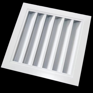 Aluminum Alloy Square Rain Louver Weatherproof Corrosion <strong>Resistant</strong> Exterior Wall <strong>Vent</strong> for Commercial Residential Basement - Product Image 1
